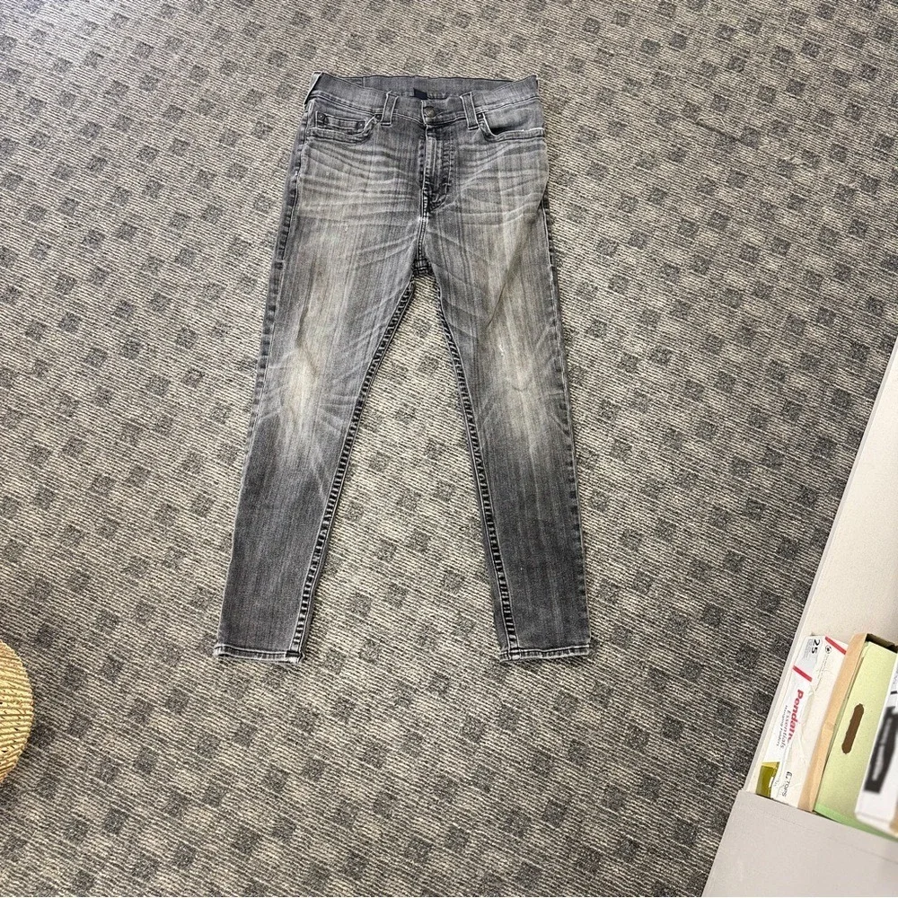 Marco No Flap SE True Religion Washed Gray Pocket-Embroidered sz 30